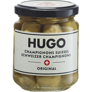 Champignons au vinaigre suisses HUGO 6 x 130 g