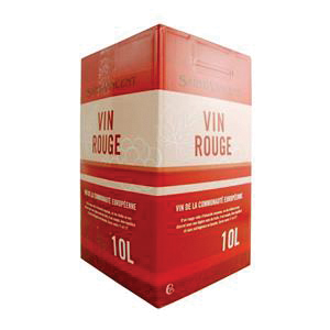 Vin rouge en bibox de 10 litres