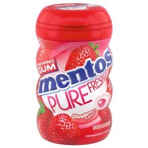 Mentos bottle pur fresh strawberry 90 g