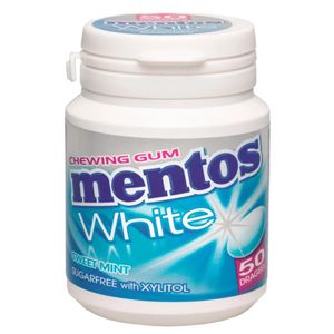 Mentos gum white sweet mint 75 g