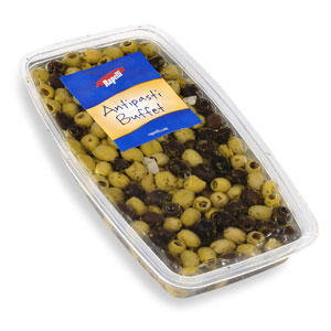 Olives mixtes dénoyautées -ANTIPASTI-1kg-Rapelli